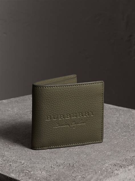 burberry mens wallet green|burberry bifold wallet for men.